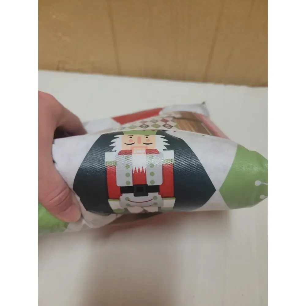 Holiday Time Christmas Nutcracker PEVA Tablecloth 60 in X 102 Rectangle